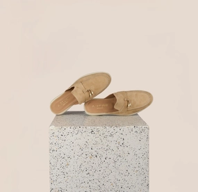 Lace Lock Lisa Slide Sneaker Tassels - Sand