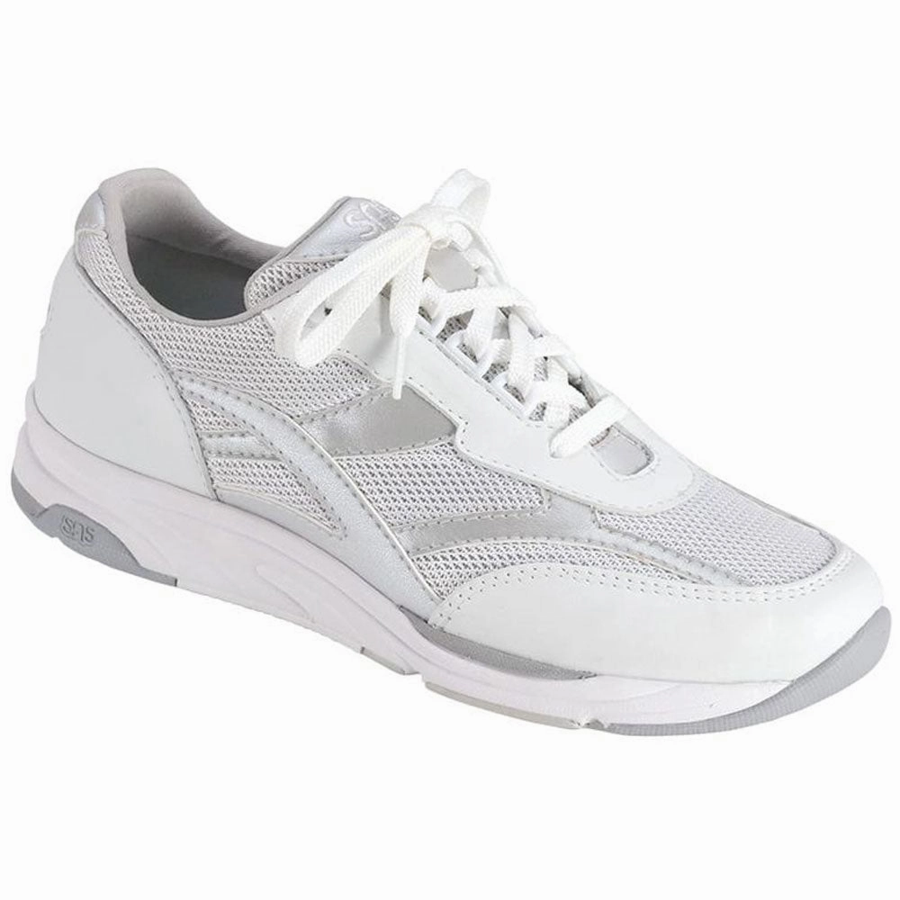 Step Control Subtle Edge SAS Tour Mesh Silver Sneaker (Women's)