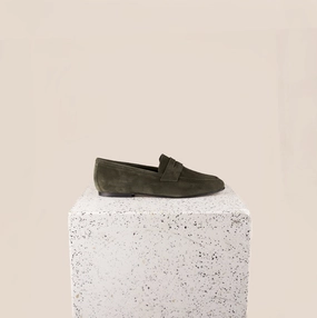 Lodi Due - Army Green Suede Shock Absorbing
