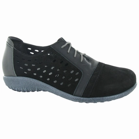 Naot Lalo Black Nubuck Shoe (Women's) Modern Pace Wear Light