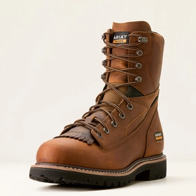 Anti fungal Eco Material Morning Walk Longview Shock Shield 8" Waterproof Work Boot