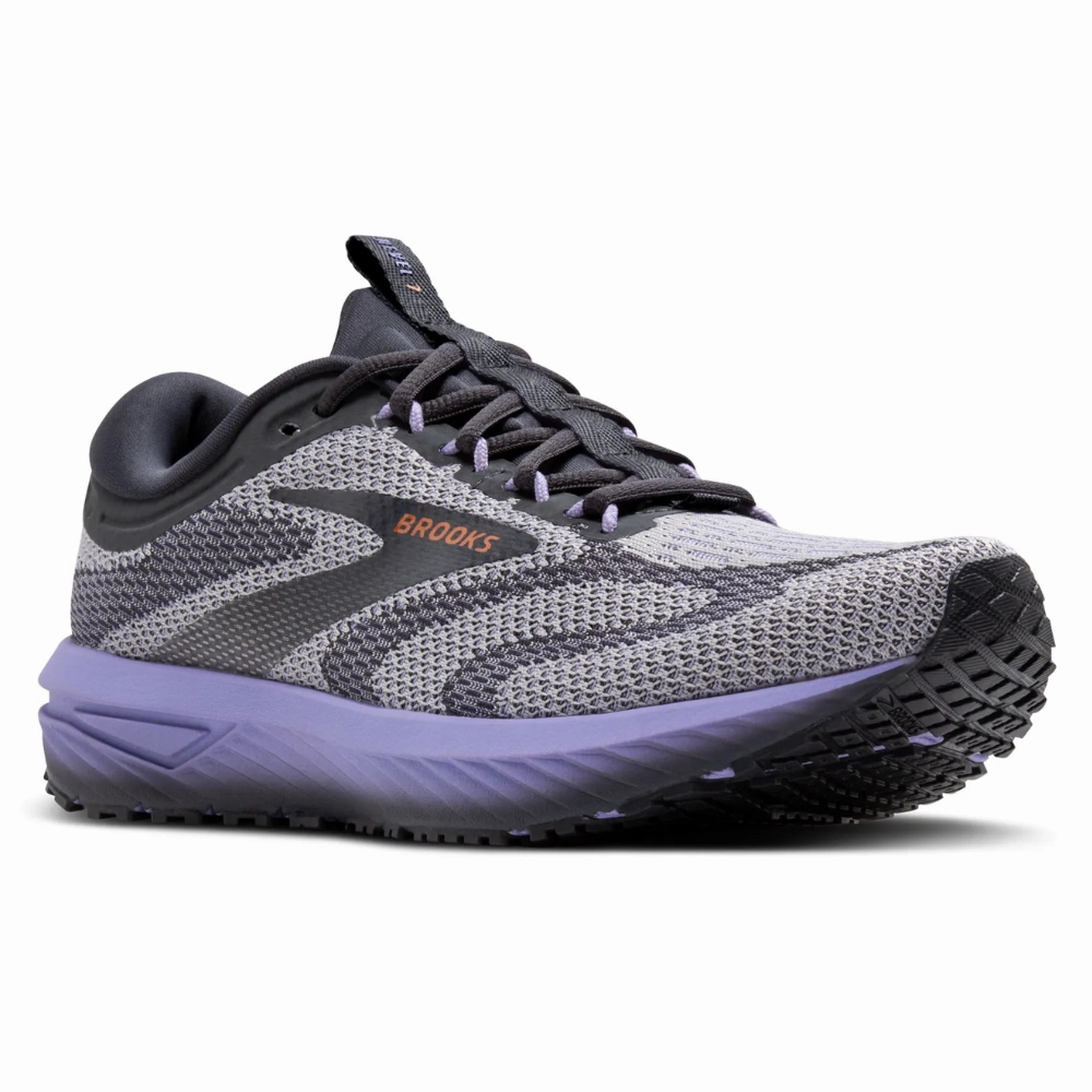 Neat Shape Brooks Revel 7 Lavender/Ebony/Alloy Running Shoe (Women's)