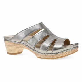 slow walk City Bright Lyndi Platino Metallic