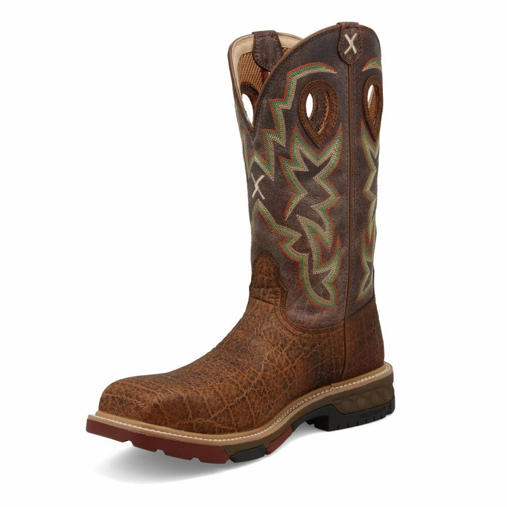 Snake print Men's12" Western Work Boot