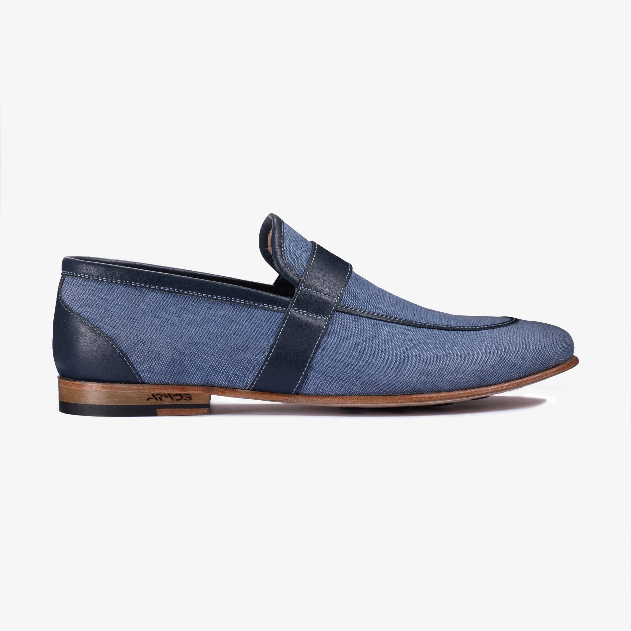 Washable day trip Men??s Blue Denim Slip-on Loafer
