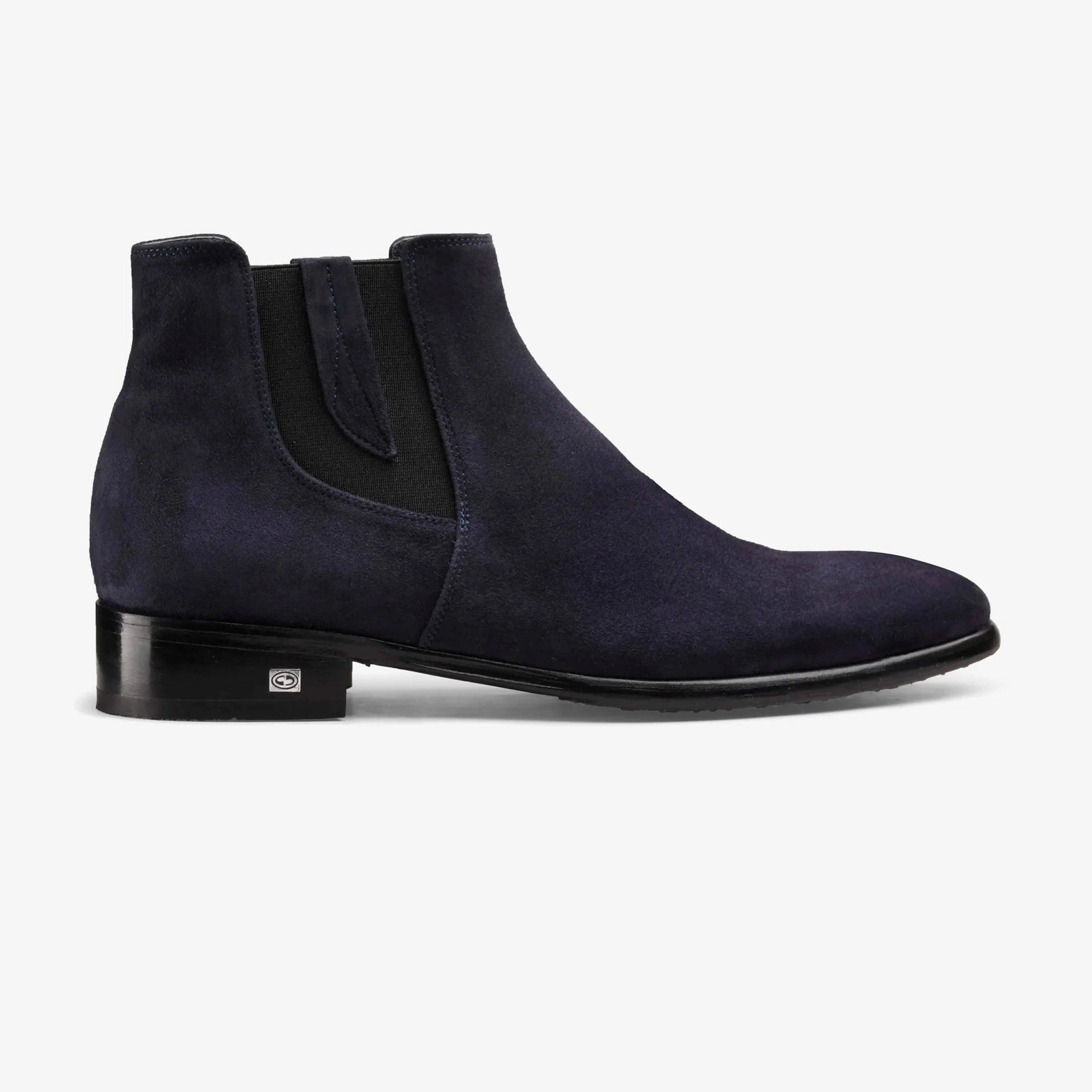 Men's Blue Suede Ankle Boot Anti   Slip Sole