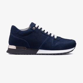 Impact Dispersing All-Day Durability Men's Dark Blue Denim Sneaker