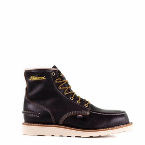 Slip Resistant Rainy Day Commuter Ultra Comfort Men's Thorogood 1957 SERIES ?C WATERPROOF ?C 6" BRIAR PITSTOP SAFETY TOE ?C MOC TOE MAXWEAR WEDGE?