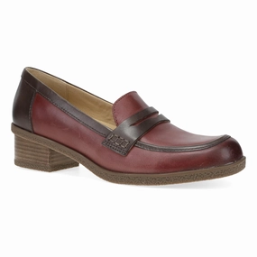 Youth Fresh Slip On Danica Plum/Chocolate Waterproof Burnished