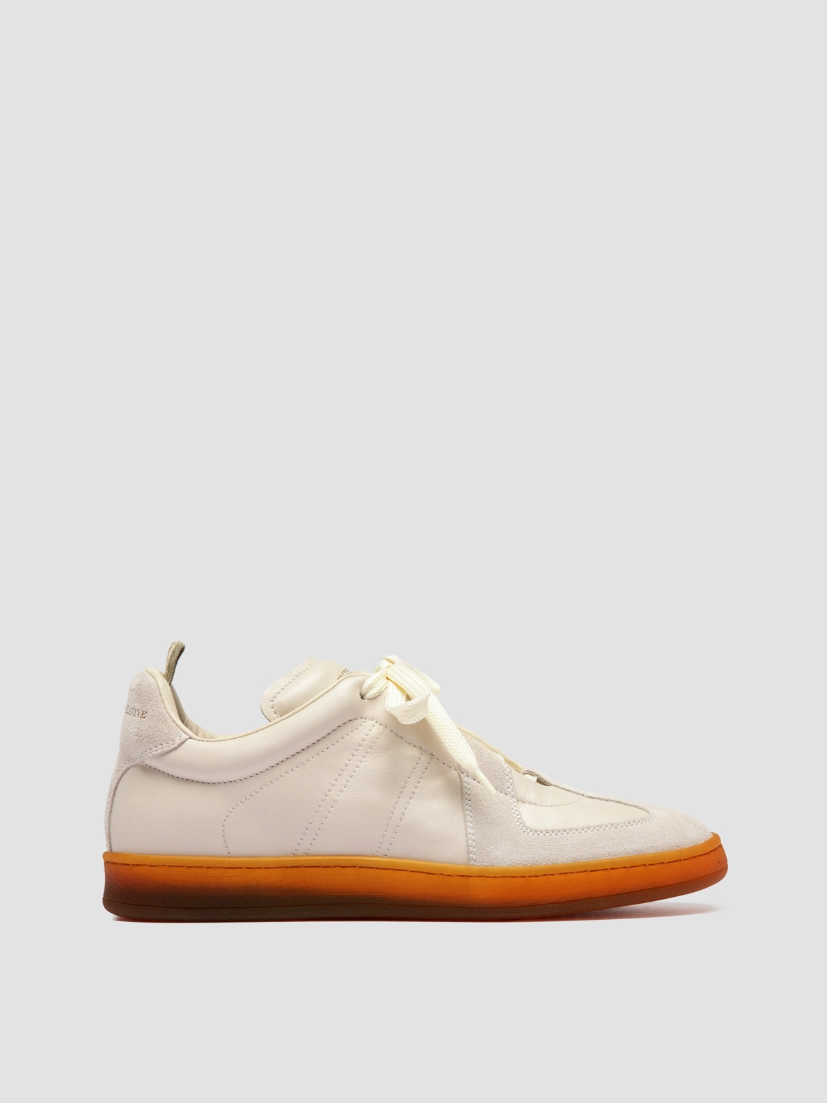 MILITIA 102 - White Leather and Suede Sneakers Torsional Rigidity Neutral Colorway