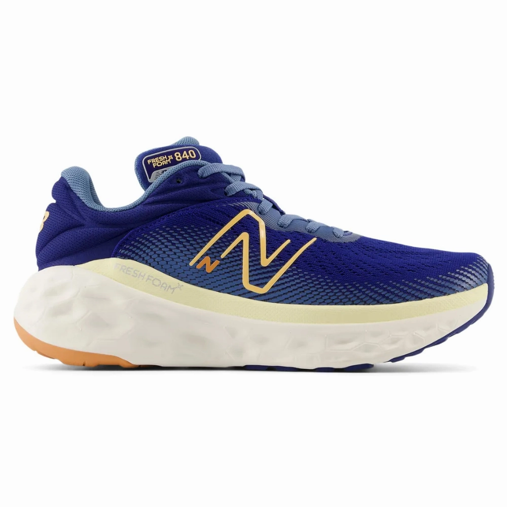 New Balance Fresh Foam X 840v1 Inkwell/Heron Blue/Peach Blossom Athletic Shoe (Women's) Shock Absorption Layer Sunrise Path