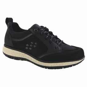 SAS Boulder Lace Up Shoe Black Ash (Women's) Herd Path Anti Odor Treatment