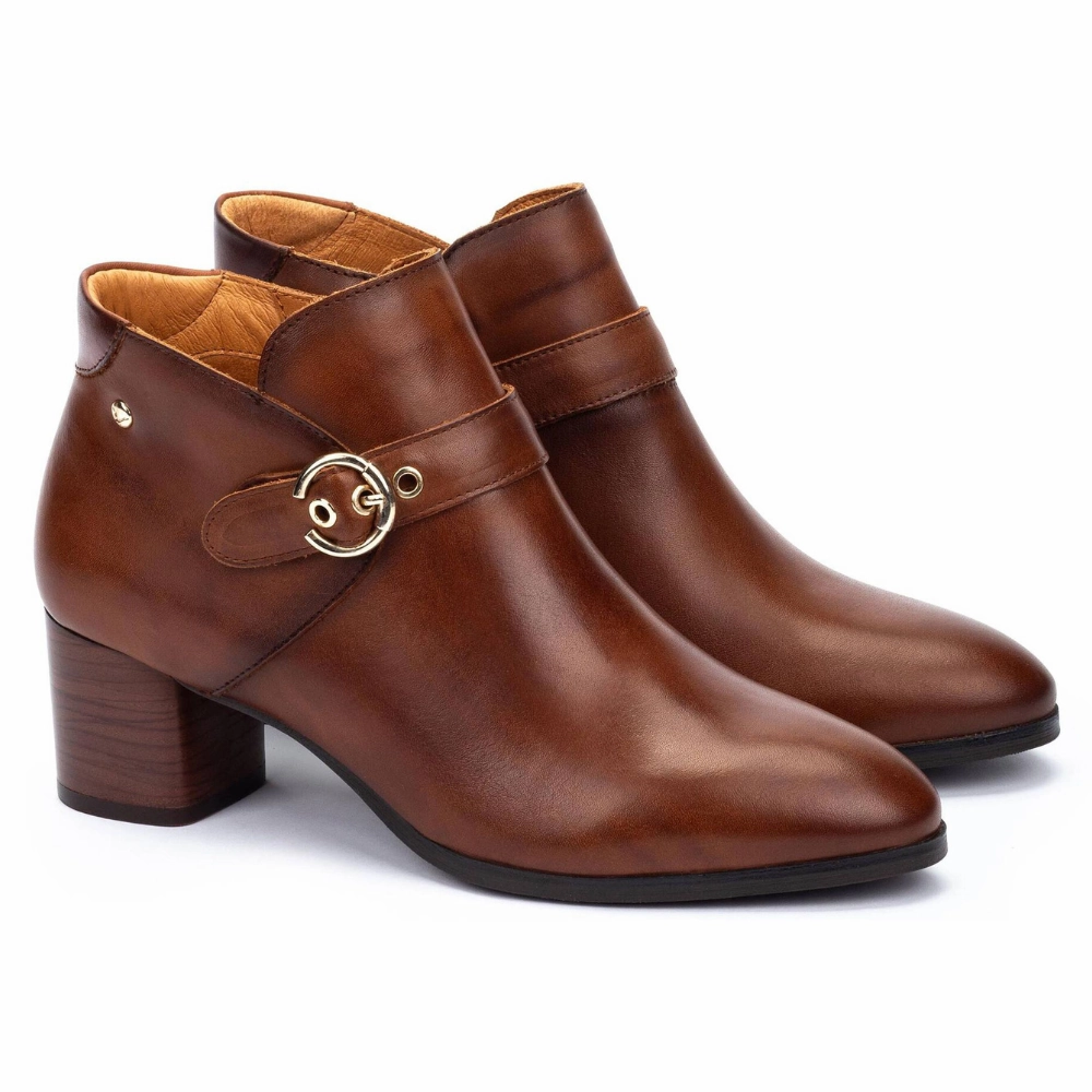 Pikolinos Calafat 8602C1 Cuero Leather Bootie (Women's) Flat Surface Fashionable Boots