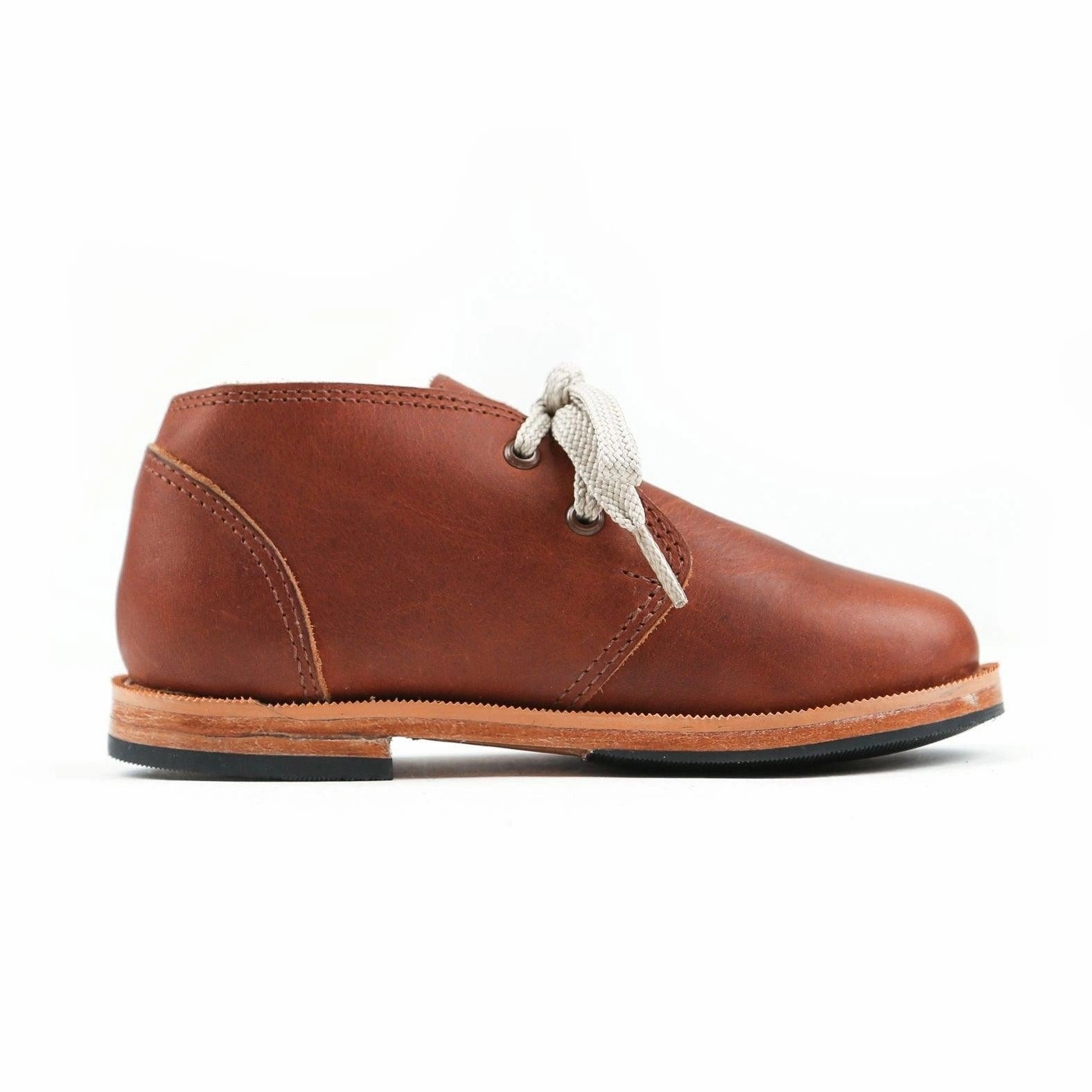 Fresh Drop MK2010 - Chukkas Scout Shoes Brown [Children's Leather Shoes]