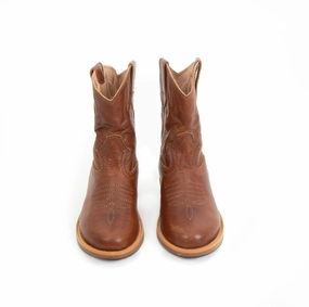 Durable Build Heart Glow MK221346 - Dirt Kickers Boots Mocca [Western Leather Boots]