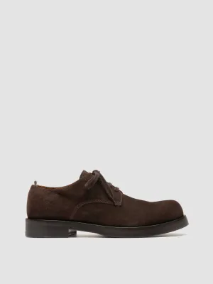 BULLA 001 - Brown Suede Derby Shoes Fairy Step