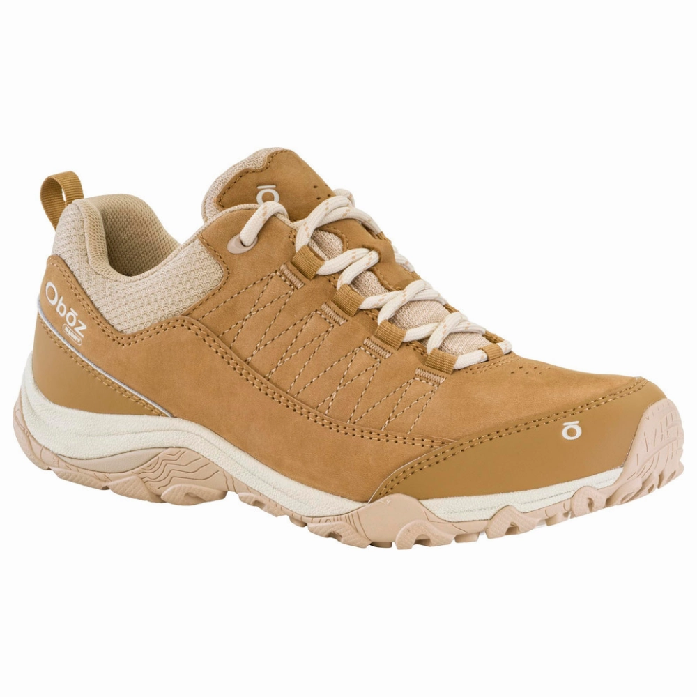Slow Hike Oboz Ousel Low Rye Waterproof Hiking Shoe (Women's)