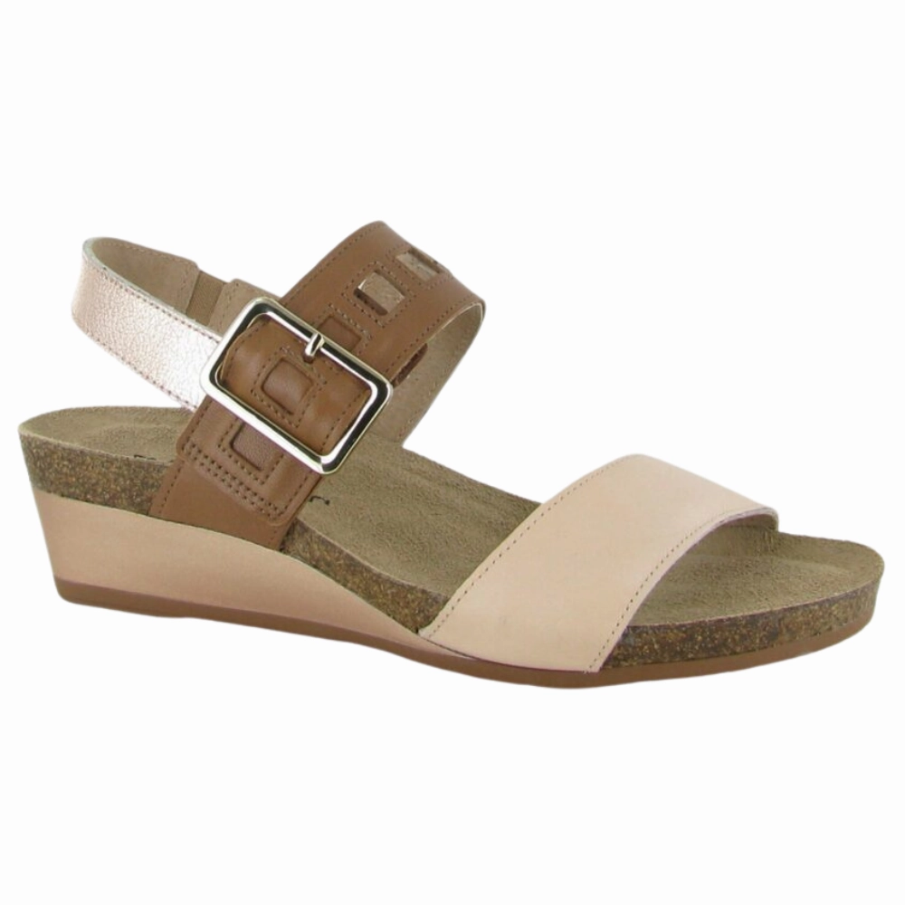 Naot Dynasty Blush/Caramel/Soft Rose Sandal (Women's) Daily Relax