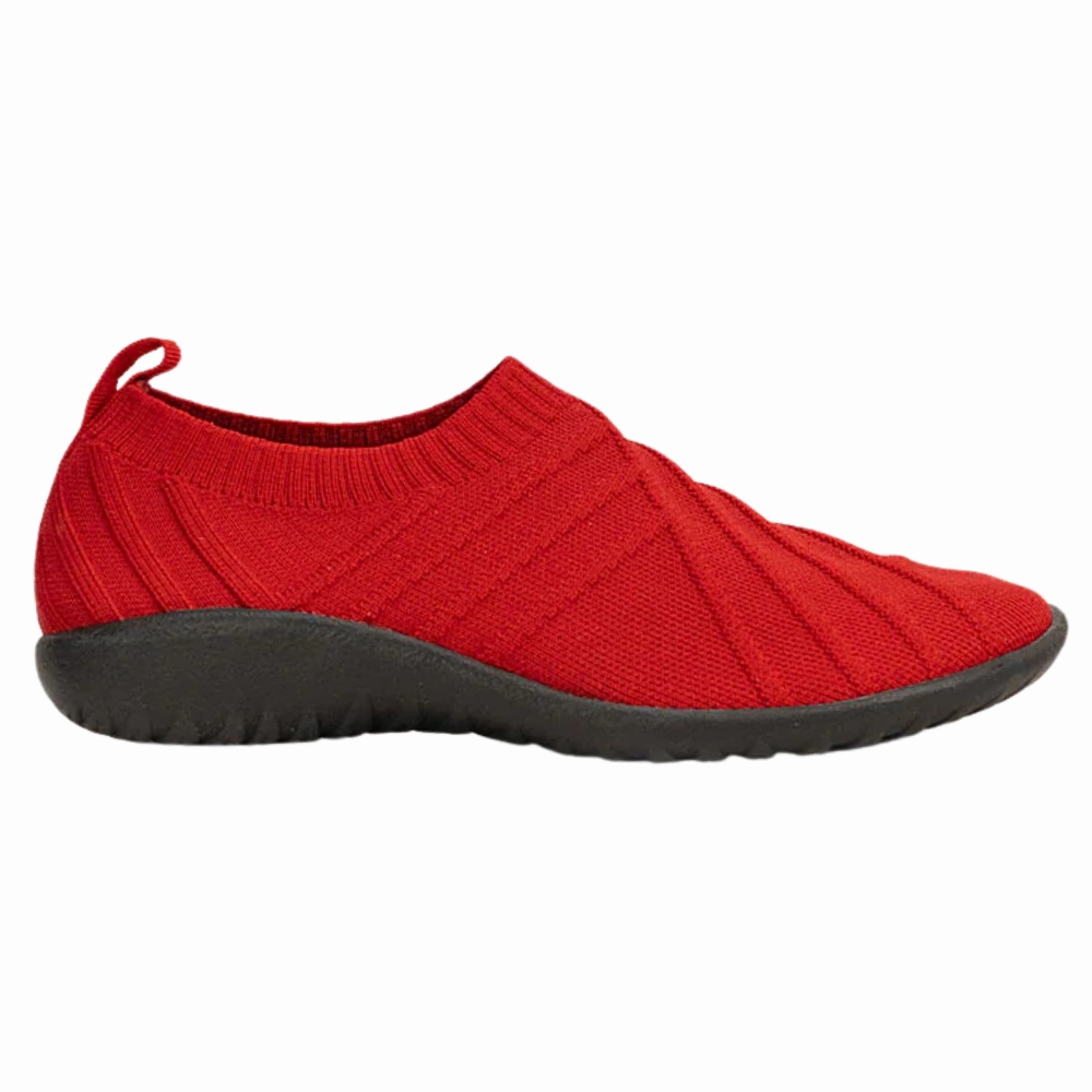leisure time All terrain Naot Okahu Red Knit Sneaker (Women's)