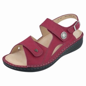 Outdoor Adventure Finn Comfort Barbuda Raspberry Nubukvienna Sandal (Women??s)