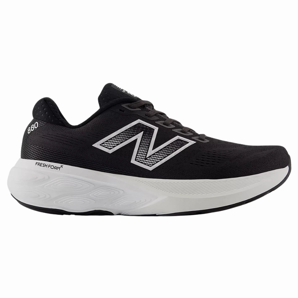 New Balance Fresh Foam X 880v15 Black/White/Reflection Running Shoe (Men's) Planet Run Wide Fit Option