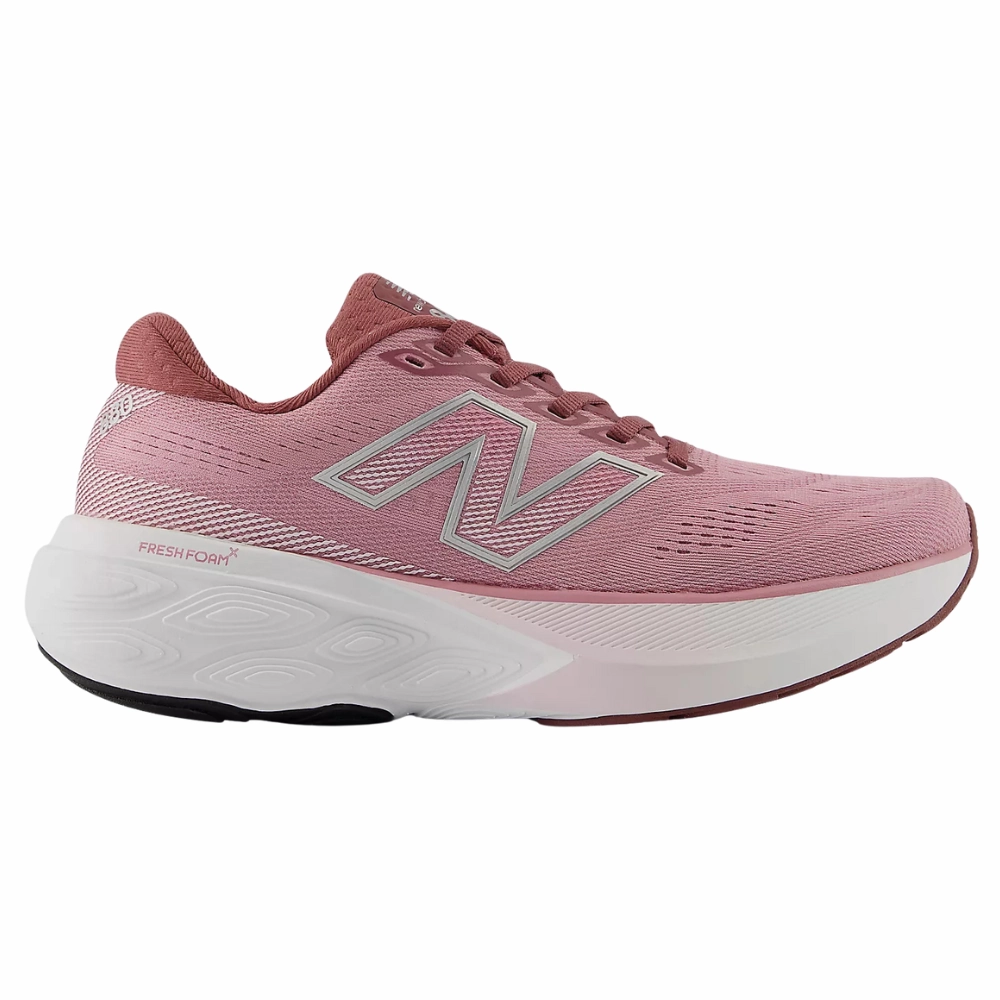 New Balance Fresh Foam X 880v15 Washed Burgundy/Pink Taffy/Silver Metallic Running Shoe (Women's) Office Go Bend Step
