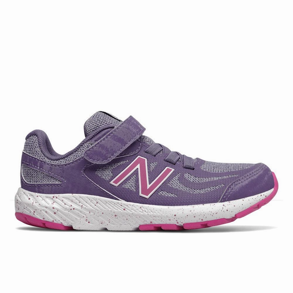 Impact Resistant Heel New Balance Girl's 519 - Violet
