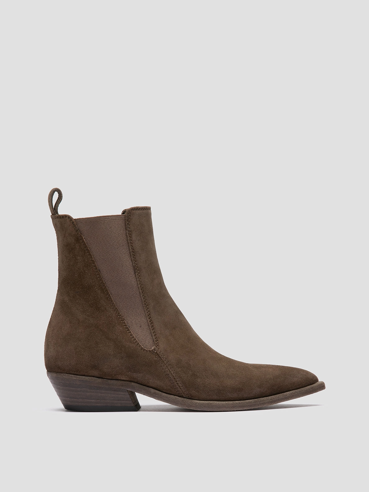 NOELIE DD 101 - Brown Suede Chelsea Boots synthetic material