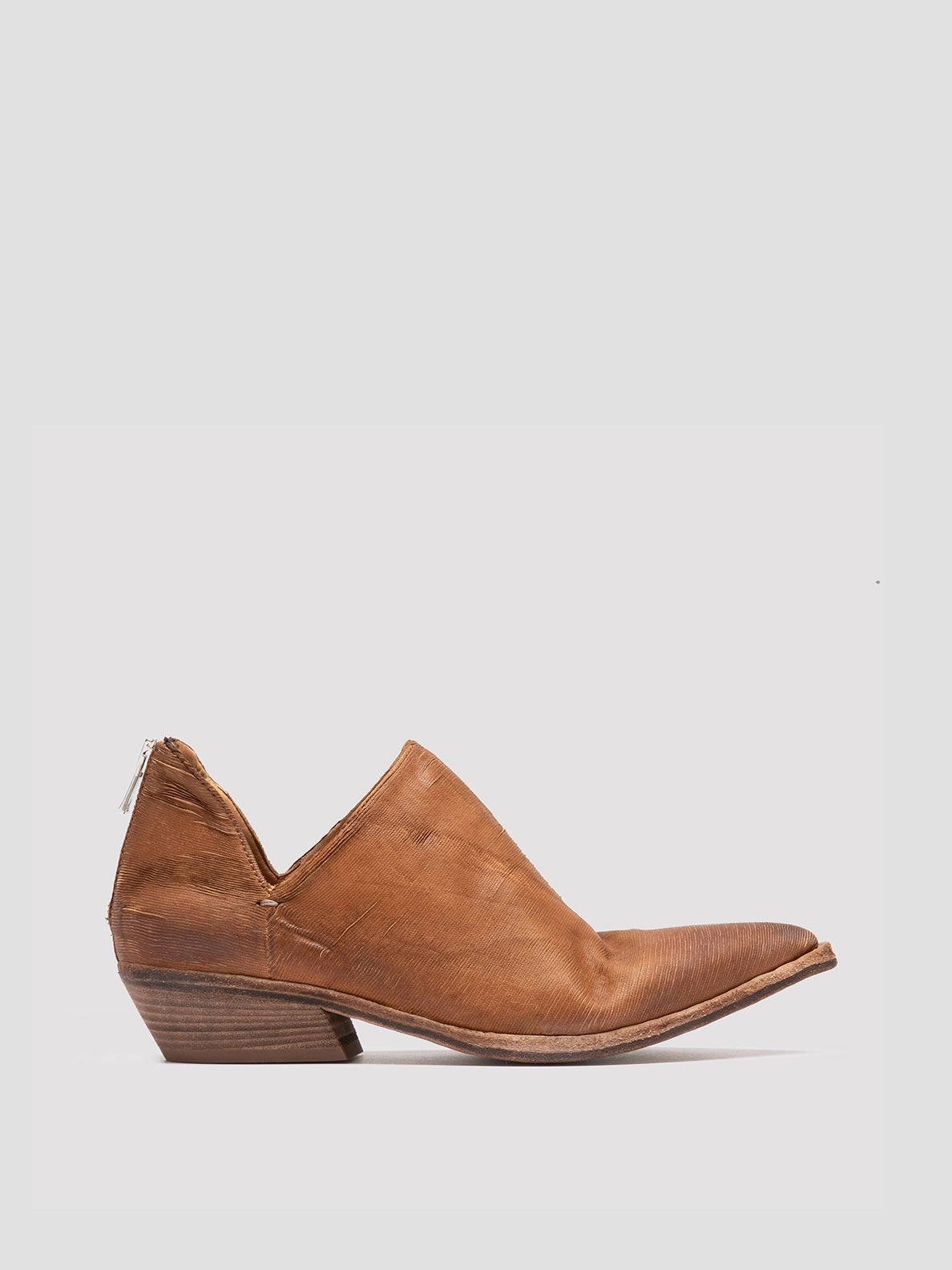 NOELIE DD 106 - Brown Suede Zipped Boots Breathable Rough Trail Hiker