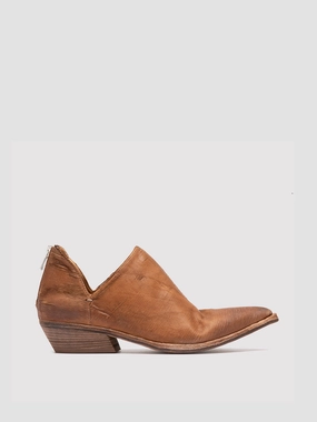 NOELIE DD 106 - Brown Suede Zipped Boots Breathable Rough Trail Hiker