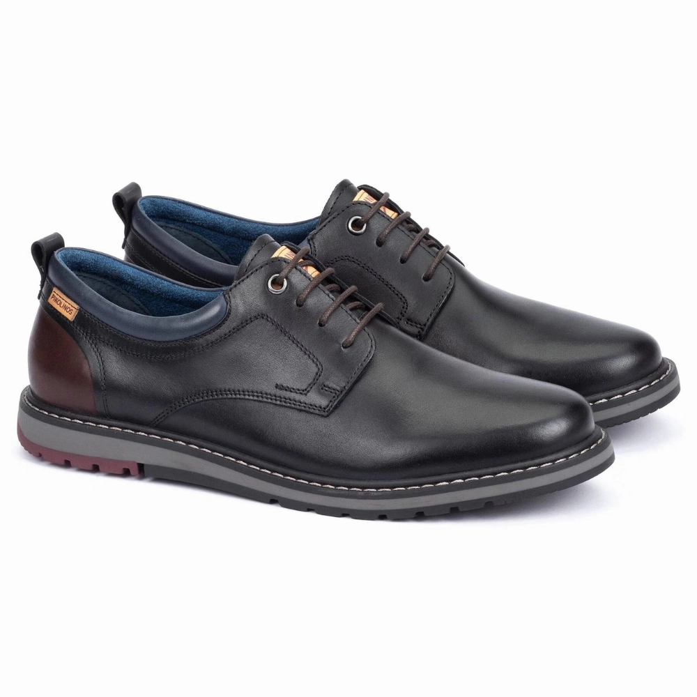 Cool Shade Pikolinos Berna 4183C1 Black Leather Shoe (Men's)