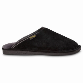 Old Friend Scuff Black Slipper (Men's) Comfortable Relax Fit