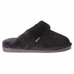 Old Friend Scuff Black Slipper (Women's) Soft Padding Comfort Design Features