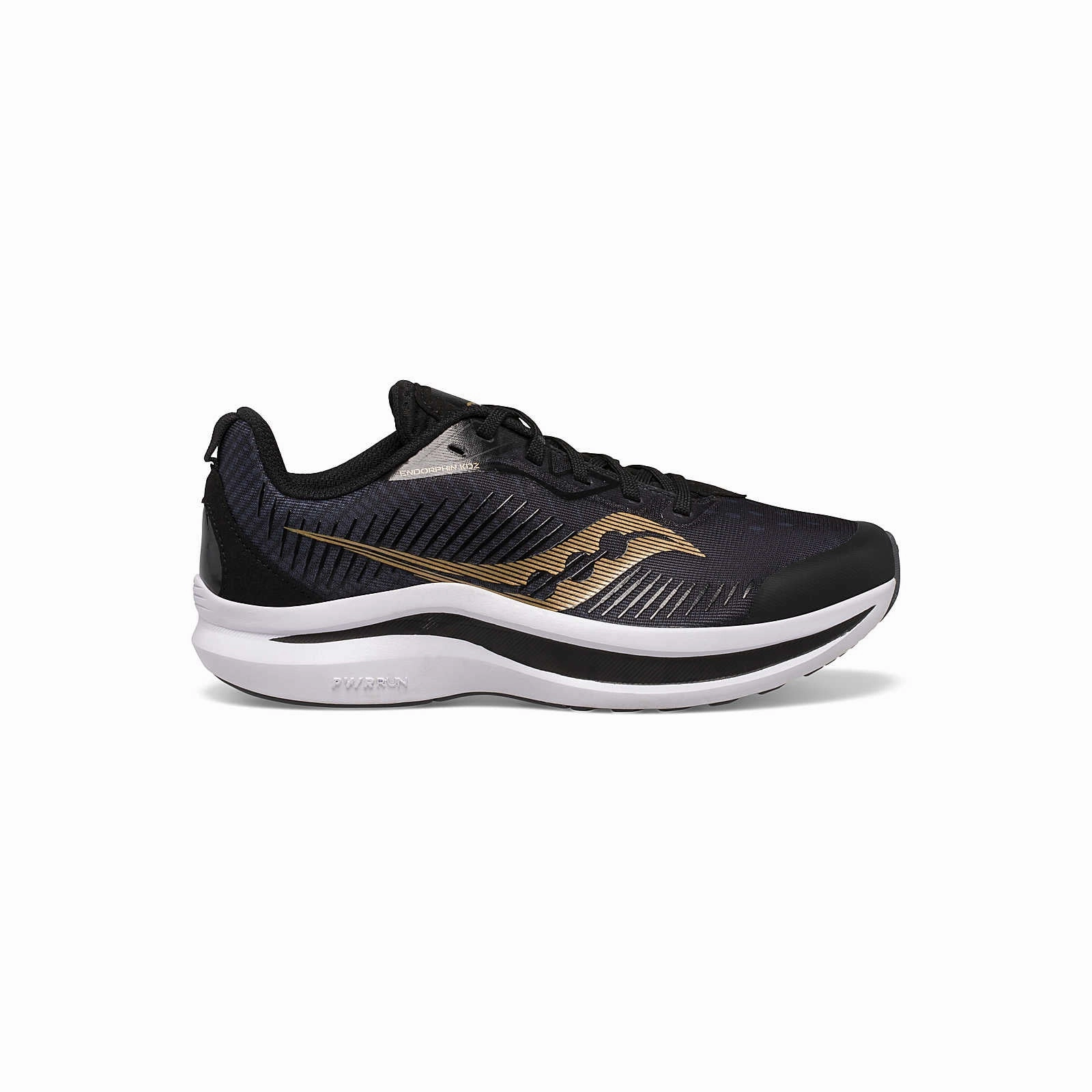 Elastic laces Flexible Saucony - Endorphin KDZ | Black and Gold |