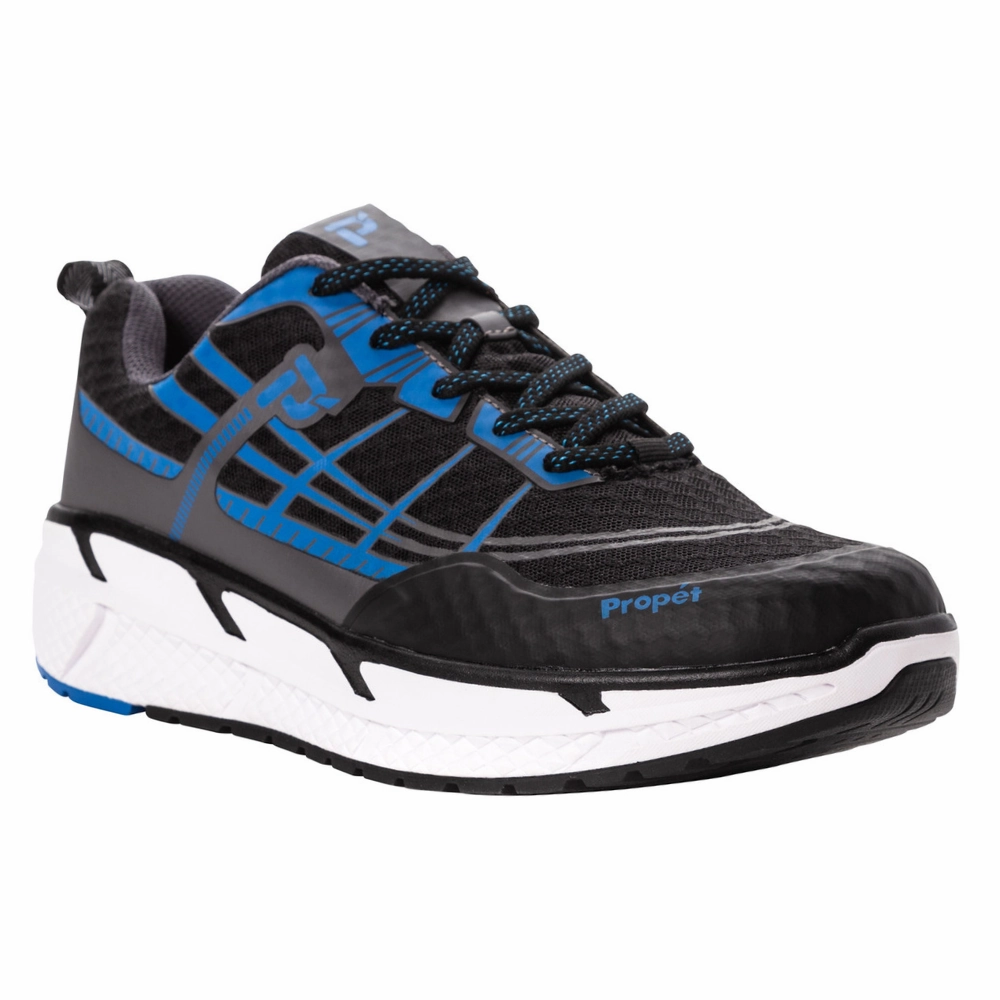 Bush Path Propet Ultra Black/Blue Sneaker (Men's)