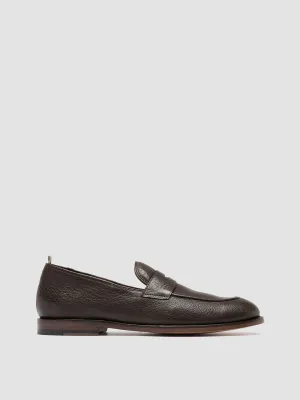 Practical Step OPERA 001 - Brown Leather Penny Loafers