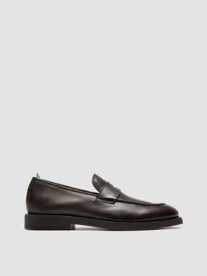 Morning Stroll OPERA FLEXI 101 - Brown Leather Penny Loafers