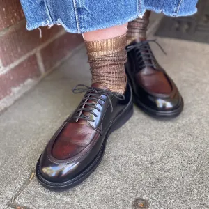 Pantanetti Derby Shoe (black & brown) Flexible Oxfords Contemporary Attire