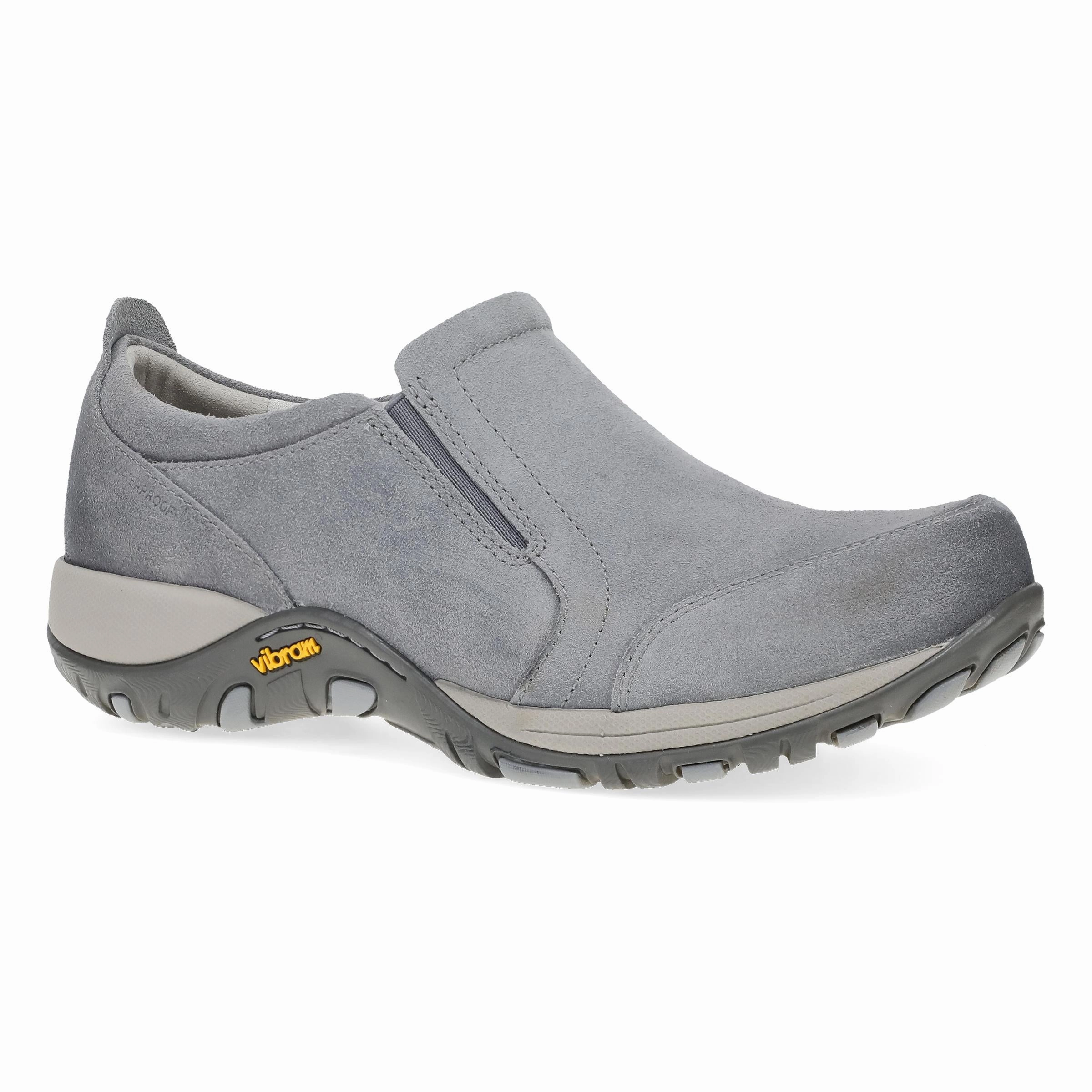 Pippy Grey Waterproof Burnished Suede Cushioned Base Work Commute Any Path