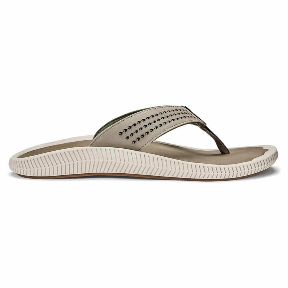 OluKai Ulele Flip Flop Clay/Mustang (Men's) Easy Entry