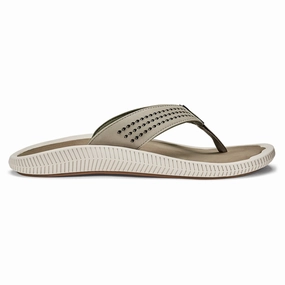 OluKai Ulele Flip Flop Clay/Mustang (Men's) Easy Entry