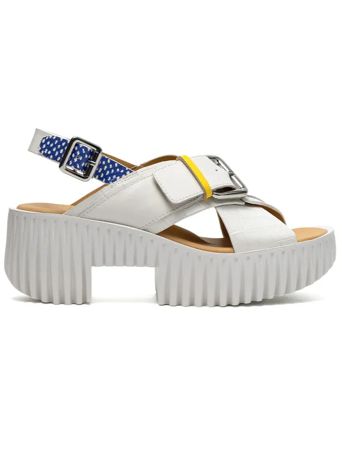 Plia Juno - White Mix - LAST ONE SIZE 40 Sleek Glamour