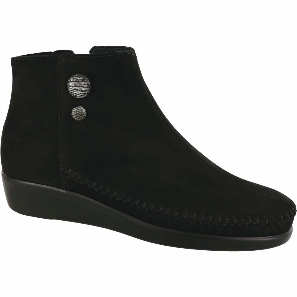 Indoor Use SAS Jade Bootie Onyx Nubuck (Women's)