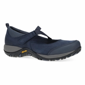 Primrose Navy Burnished Suede Boat Walk