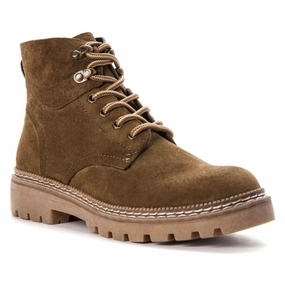 Street Ready Propet Dakota Olive Suede Boot (Women's)