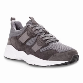 Lounge Mode Petal Path Propet Stability Stratum Grey Sneaker (Men's)