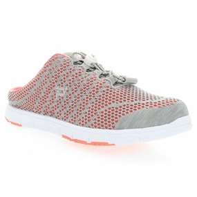 Propet TravelWalker? Evo Slide Coral/Grey Sneaker (Women's) Purple Dream