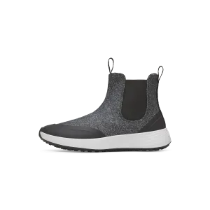 Classic Silhouette Design Women's Wool Runner Chelsea - Natural Grey (Light Grey Sole)