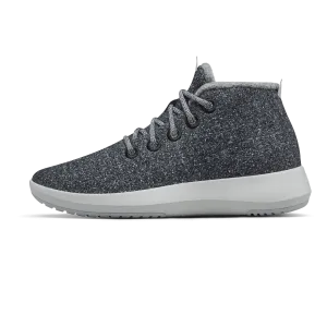 Slip Resistant All Weather Women's Wool Runner-up Mizzles - Natural Grey (Light Grey Sole)