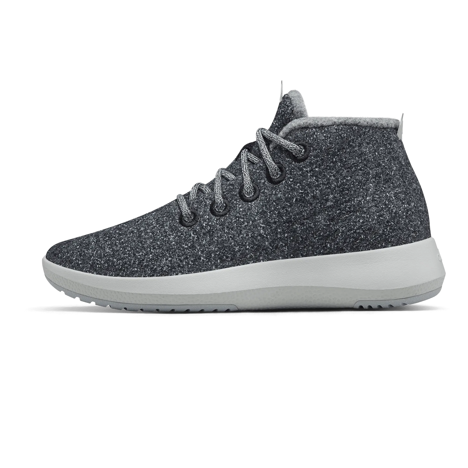 Slip Resistant All Weather Women's Wool Runner-up Mizzles - Natural Grey (Light Grey Sole)